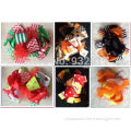 holiday halloween thanks giving christmas 6inch big feather chunky hair bows